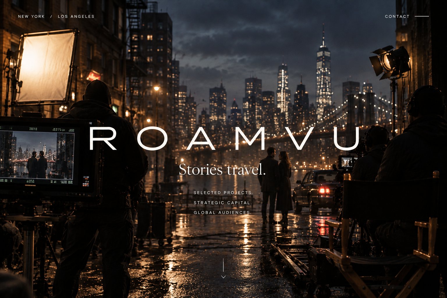 ROAMVU teaser landing page